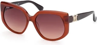44F Shiny Opaque Orange,Brown, Pale Gold "M" Maxmaragram