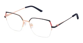 S201-Sf-1195T Navy Salmon Rose Gold