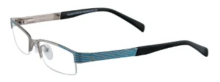 020 Shiny Silver & Light Blue
