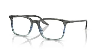 8254 Striped Grey & Blue