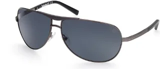 08D Shiny Gunmetal Front/Temples W/Black Tips/Smoke Lenses