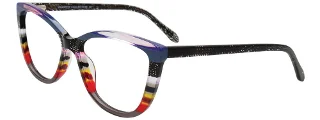 050 Striped Blue