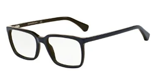 5466 Blue On Transparent Brown