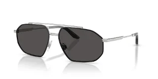 132487 Silver/Matte Black