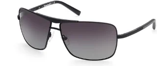 02D Satin Matte Black Front/Temples W/Black Tips/Smoke Gradient Lenses