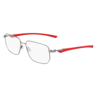 076 Satin Gunmetal/University Red