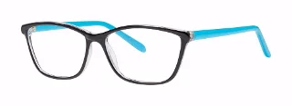 black/neon blue