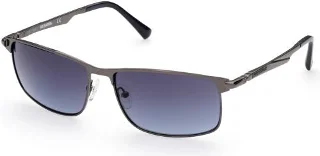 09W Matte Gunmetal /Gradient Blue