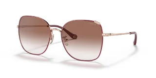 94038D Shiny Rose Gold /  Burgundy Fr