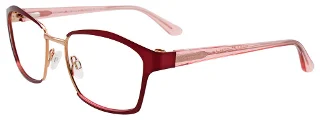 030 Satin Dark Red & Shiny Gold