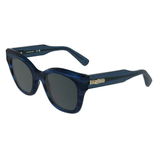 407 Striped Blue