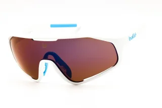 BS010006 White Shiny - Brown Blue