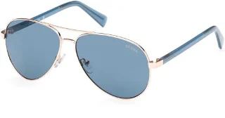 28V Shiny Rose Gold/Blue
