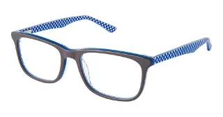 S303-Sfk-297 Grey Cobalt Check