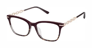 BUR Burgundy / Leopard