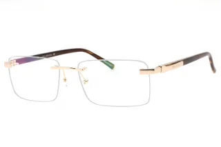 C01 Shiny Gold/Brown Horn / Clear Lens