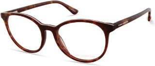 052 Tortoise With Pink Epoxy On Rim Top W/Heart Temple In Tortoise
