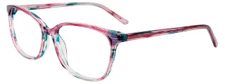 030 Pink & Teal Marbled