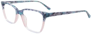 050 Trans Marble Blue & Pink & Crystal
