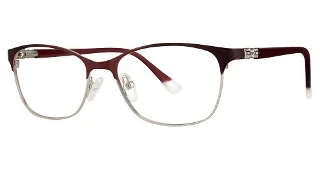 matte burgundy/ silver