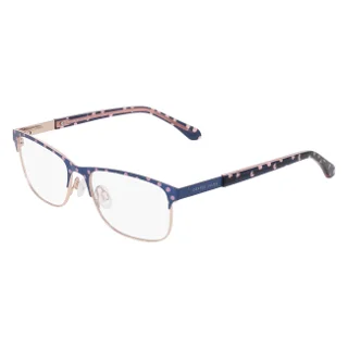 418 Navy Blush Polka