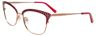 035 Satin Red & Rose Gold