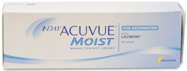 1 Day Acuvue Moist For Astigmatism (30 Pack) + Powers