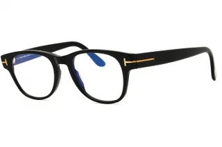 001 Shiny Black / Clear/Blue-Light Block Lens