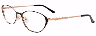 090 Matte Black & Shiny Rose Gold