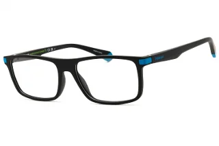 00VK 00 Matte Black Blue/Clear Demo Lens