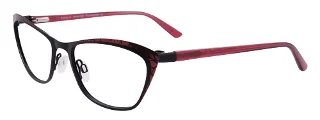 090 Satin Black & Dark Pink