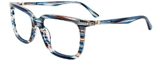 050 Blue & Brown Marbled