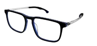 2 Matte Blue Horn