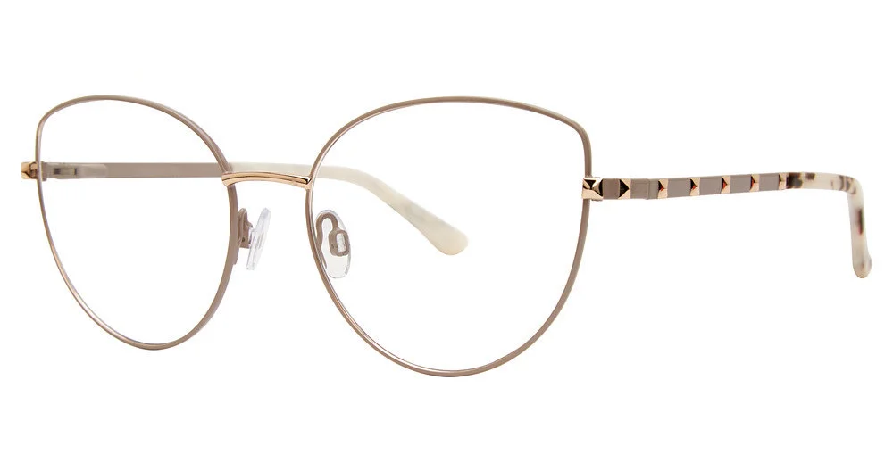 Daisy Fuentes Eyeglasses Df La Priscilla Taup/Gold