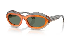 004/3H Transparent Grey/Orange/Ostrich