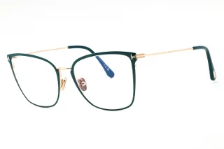 087 Shiny Teal, "T" Logo/Blue Block Lenses