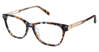 S401-Sf-617 Blue Floral Gold