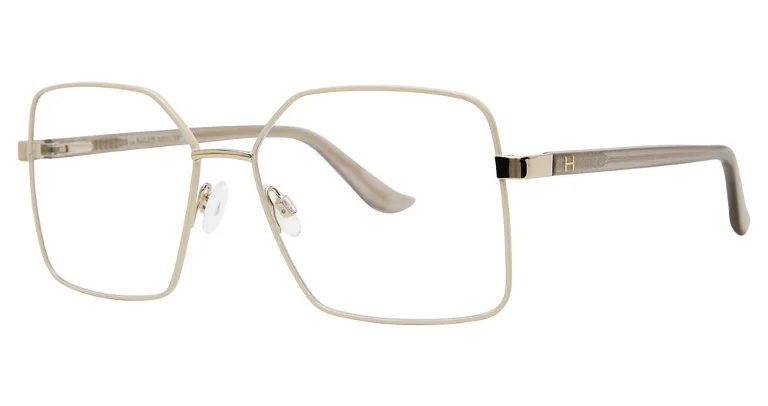 H Halston Eyeglasses 2016 Linen/ Gold 54-16-140