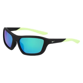 010 Matte Black / Green Mirror