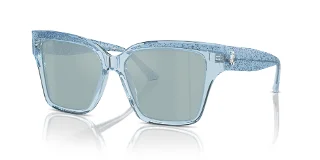 50387C Transparent Azure Glitter