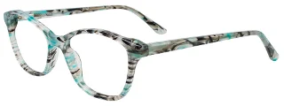 060 Turquoise & Black Marble Mix