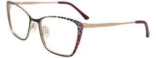 080 Dark Purple & Animal Print
