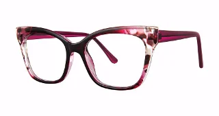 fuchsia marble/crystal