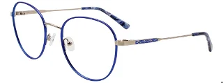 050 Satin Blue & Shiny Grey