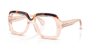003 Striped Havana/Transparent Peach