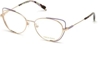 028 Shiny Rose Gold, Lilac Enamel Details, Shiny Colored Havana Tips