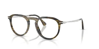 1237 Striped Black & Olive Green