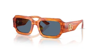 348380 Transparent Camel/Striped Ginger