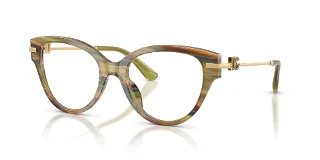 3475 Striped Green Transparent
