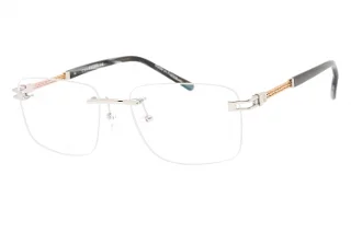 C02 Shiny Silver/Gold / Clear Lens